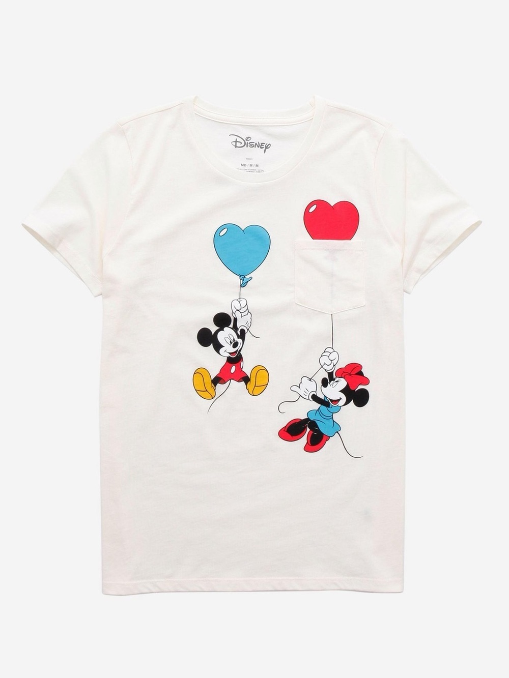 Like NEW Disney Mickey & Minnie Balloons Women's T-Shirt